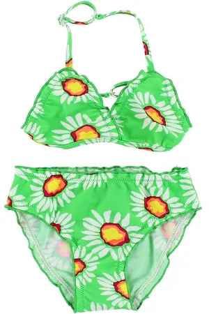 Color Kids Bikini - Vivi - GrÃ¸n m. Blomster