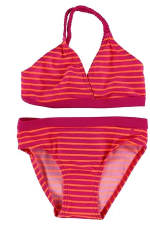 Color Kids Bikini - Vips - Pink/Orangestribet