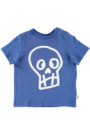 Stella McCartney T-shirt - BlÃ¥ m. Kranie