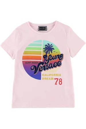 VERSACE Young T-shirt - Rosa m. Print