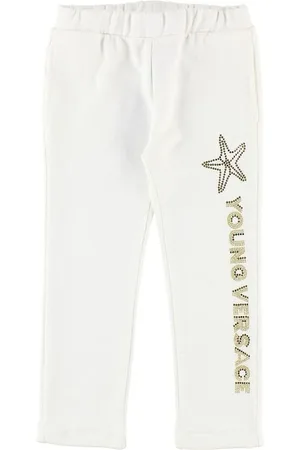 VERSACE Young Sweatpants - Hvid m. SÃ¸stjerne