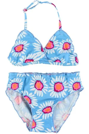 Color Kids Bikini - Vivi - LyseblÃ¥ m. Blomster