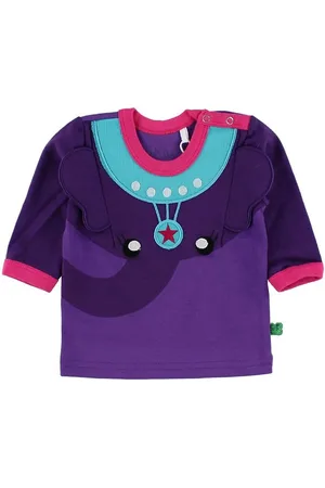 Freds World Bluse - Lilla m. Elefant