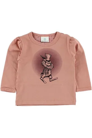 EN FANT Bluse - Gl. Rosa m. Klovn