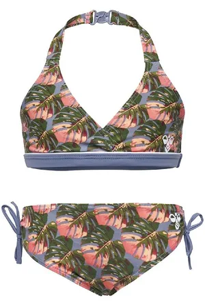 Hummel Bikini - UV50+ - HMLCalico - BlÃ¥ m. Print
