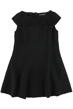 Emporio Armani Kjole - Sort m. Knapper