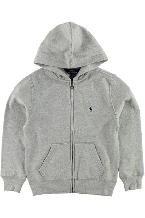 Ralph Lauren Cardigan - Sweat - GrÃ¥meleret m. Logo