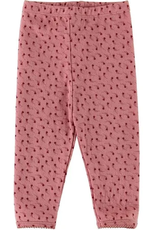 Noa Noa Leggings - Rosa m. Stjerneskud