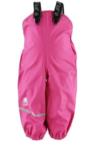 CeLaVi Regnbukser m. Seler - PU - Pink