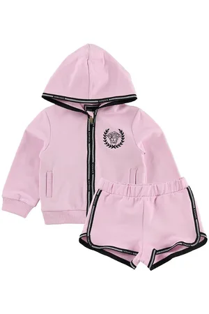 VERSACE Young Cardigan/Shorts - LyserÃ¸d m. Logo
