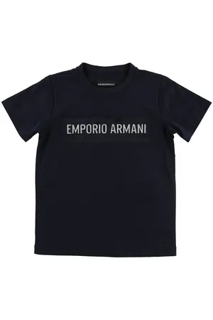 Emporio Armani T-shirt - Navy m. Velour/Glimmer