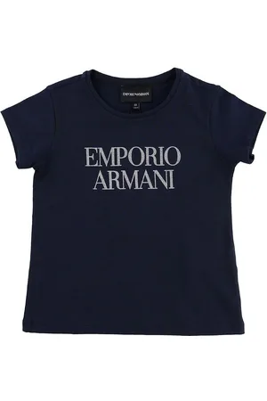 Emporio Armani T-shirt - Navy m. Glimmer