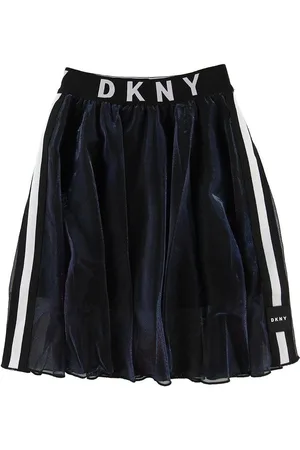 DKNY Nederdel - Sort/Holografisk m. Logo