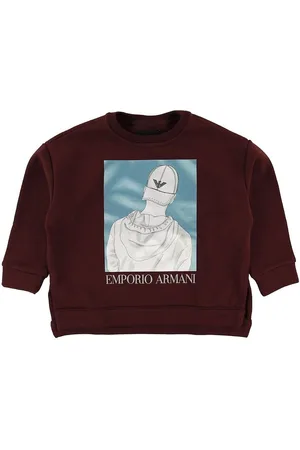 Emporio Armani Sweatshirt - Bordeaux m. Print