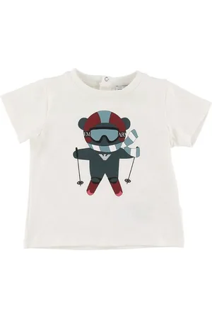 Emporio Armani T-shirt - Hvid m. SkilÃ¸ber