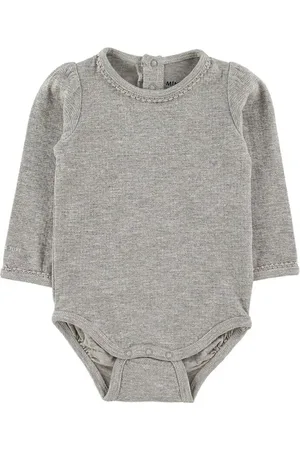Mini A Ture X-Mas Body l/Ã¦ - Maxie - Light Grey Melange