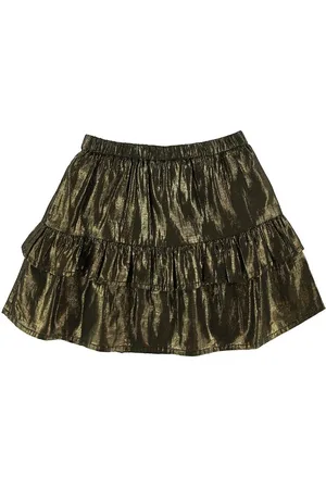 Soft Gallery Nederdel - Fern - Gold Lurex