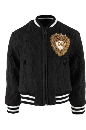 Dolce & Gabbana Bomberjakke - Sort Blonde m. Patch