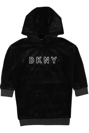 DKNY Velourkjole - Sort