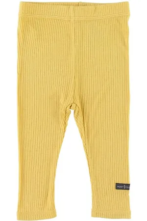 Hust and Claire Leggings - Luka - Bambus - Rib - Gul