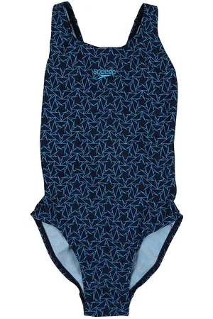 Speedo Badedragt - Boomstar - Sort m. MÃ¸nster