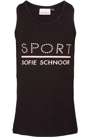 Sofie Schnoor Sport by Top - Pi - Sort/Rosa m. Logo