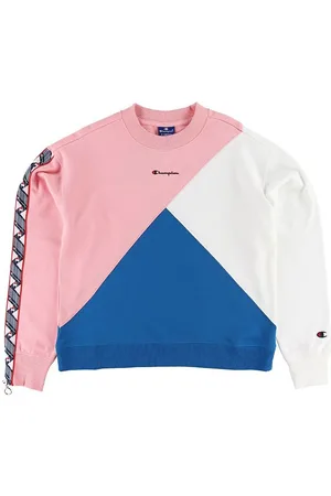 Champion Fashion Sweatshirt - Rosa/Hvid/BlÃ¥