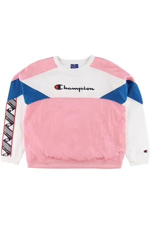 Champion Fashion Sweatshirt - Pink/Hvid/BlÃ¥