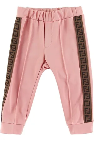 Fendi Bukser - Rosa m. Logostribe