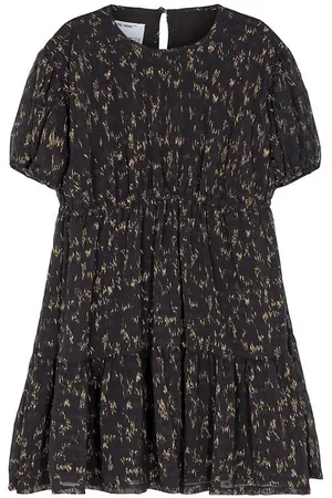 Designers Remix Kjole - Kiely - Sort m. Camel Print