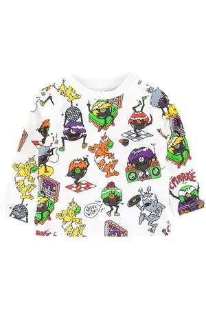 Stella McCartney Bluse - Music Monsters - Hvid