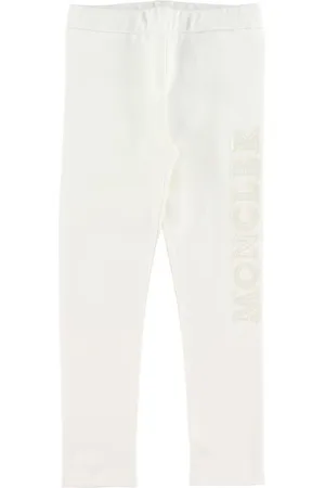 Moncler Leggings - Hvid m. Logo