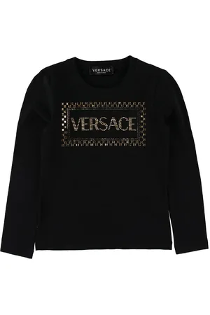 VERSACE Bluse - Sort m. Nitter