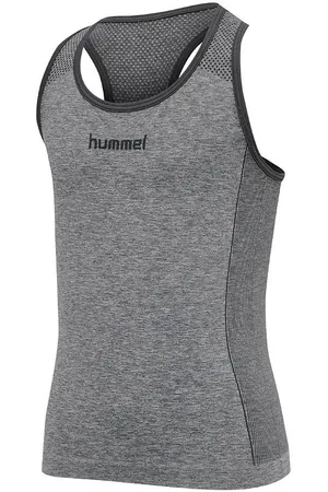 Hummel TrÃ¦ningstop - hmlAVA - KoksgrÃ¥meleret