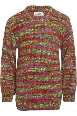 Mads Norgaard Bluse - Akryl/Uld - Kollina - Multi Neon Orange