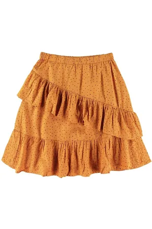 Soft Gallery Nederdel - Fine - Orange m. Prikker