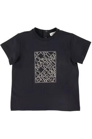 Emporio Armani T-shirt - Navy m. Broderi