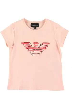 Emporio Armani T-shirt - Rosa m. Logo