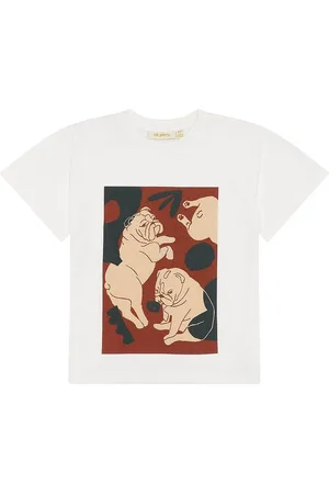 Soft Gallery T-shirt - Asger - Snow White m. Hunde