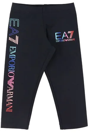EA7 Leggings - Sort m. Logo