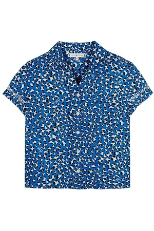 Tommy Hilfiger Skjorte - BlÃ¥ Leopard