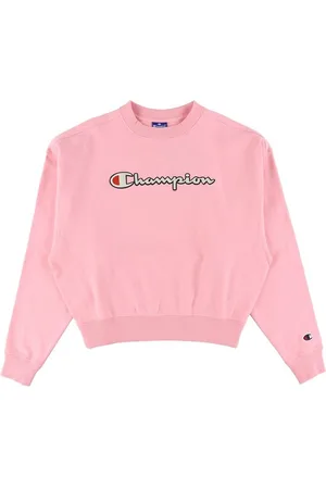 Champion Fashion Sweatshirt - Rosa m. Logo