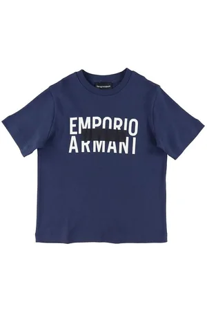 Emporio Armani T-shirt - Navy m. Print