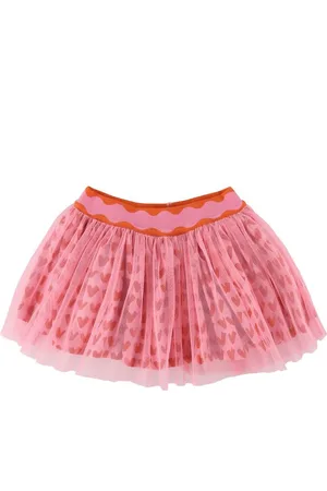 Stella McCartney Tylnederdel - LyserÃ¸d m. Hjerter
