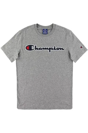 Champion Fashion T-shirt - GrÃ¥meleret m. Logo