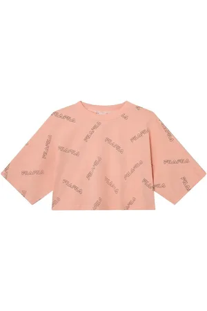 Fila T-shirt - Jamilia Cropped - Coral Cloud