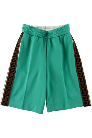 Fendi Shorts - GrÃ¸n m. LogobÃ¥nd
