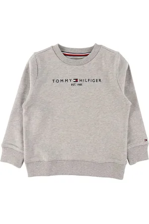Tommy Hilfiger Sweatshirt - Essential - Organic - GrÃ¥meleret