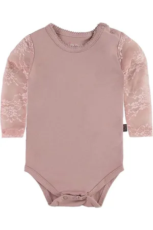 Little Wonders Body m. BlondeÃ¦rmer - Maja - StÃ¸vet Rosa