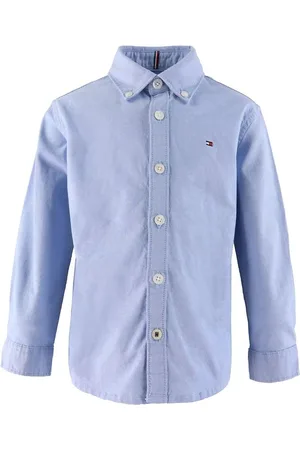 Tommy Hilfiger Skjorte - Stretch Oxford - Calm Blue